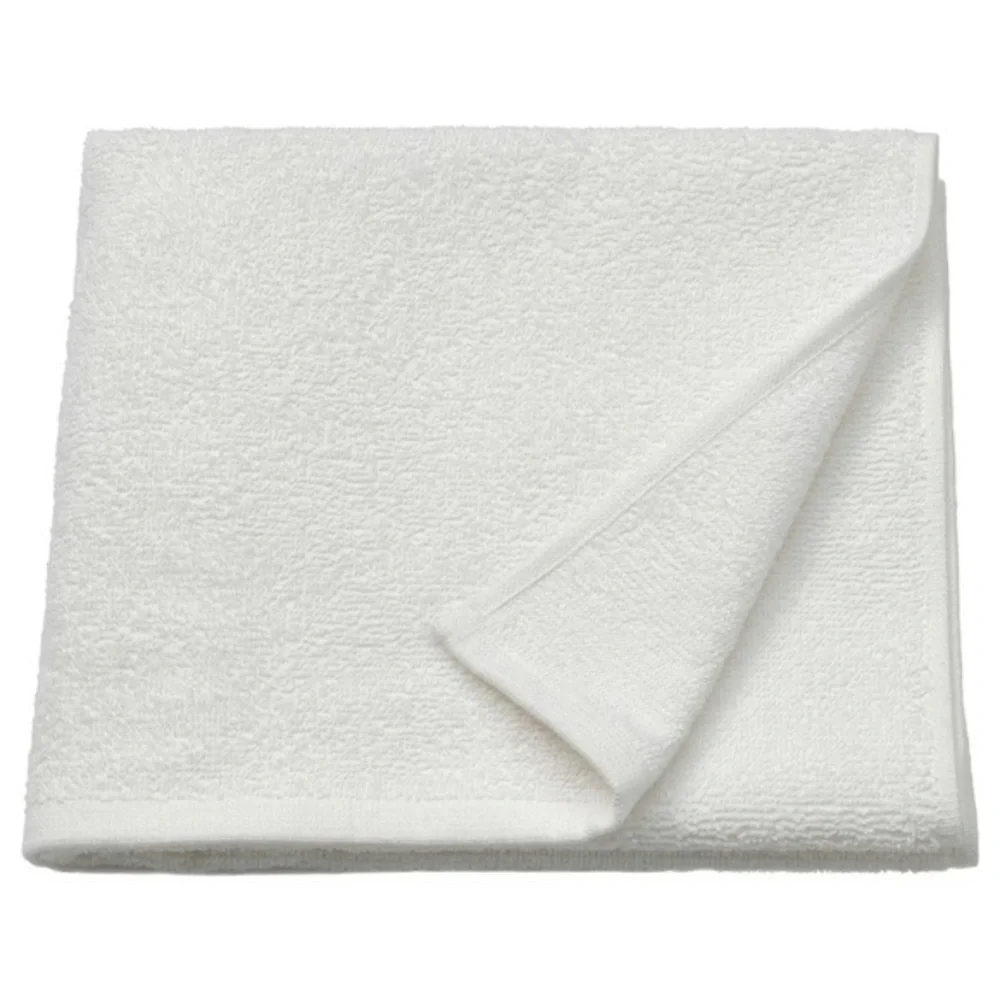 2 piece white ikea bath towels Length: 47 